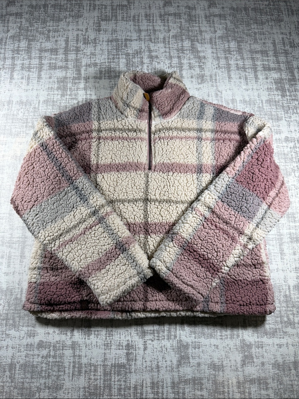 Thread & Supply Sherpa Half-Zip Jacket Size S / 22x21